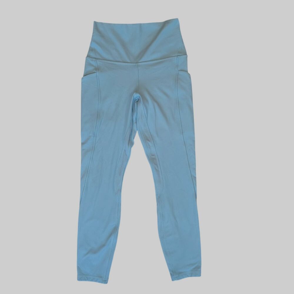 Lululemon Align Pocket Leggings Blue Size 4 25” High Rise Yoga Pants